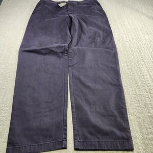 J Crew Pants Men 34x34 Classic Chino Relaxed Fit Heavy Twill Baggy Gray NEW